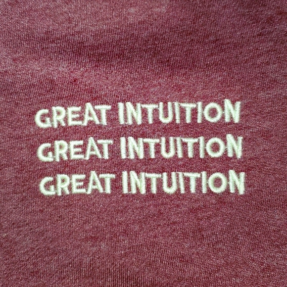 Burgundy Heather Great Intuitions Sweatshirt - Picture 3 of 5